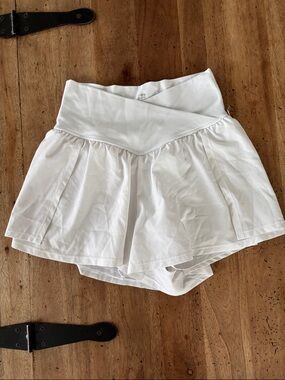 White Athletic Skort